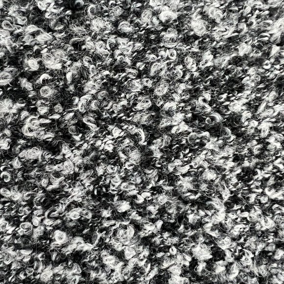 VON SAKEN Poncho Sweater Womens One Size Gray Wool Blend Knit Toggle Longline - Picture 13 of 13